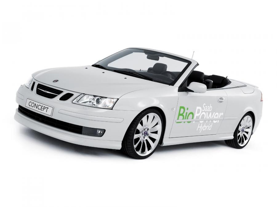  Saab 9-3 Convertible BioPower Hybrid Concept 2006 года  (фото 10 из 16)